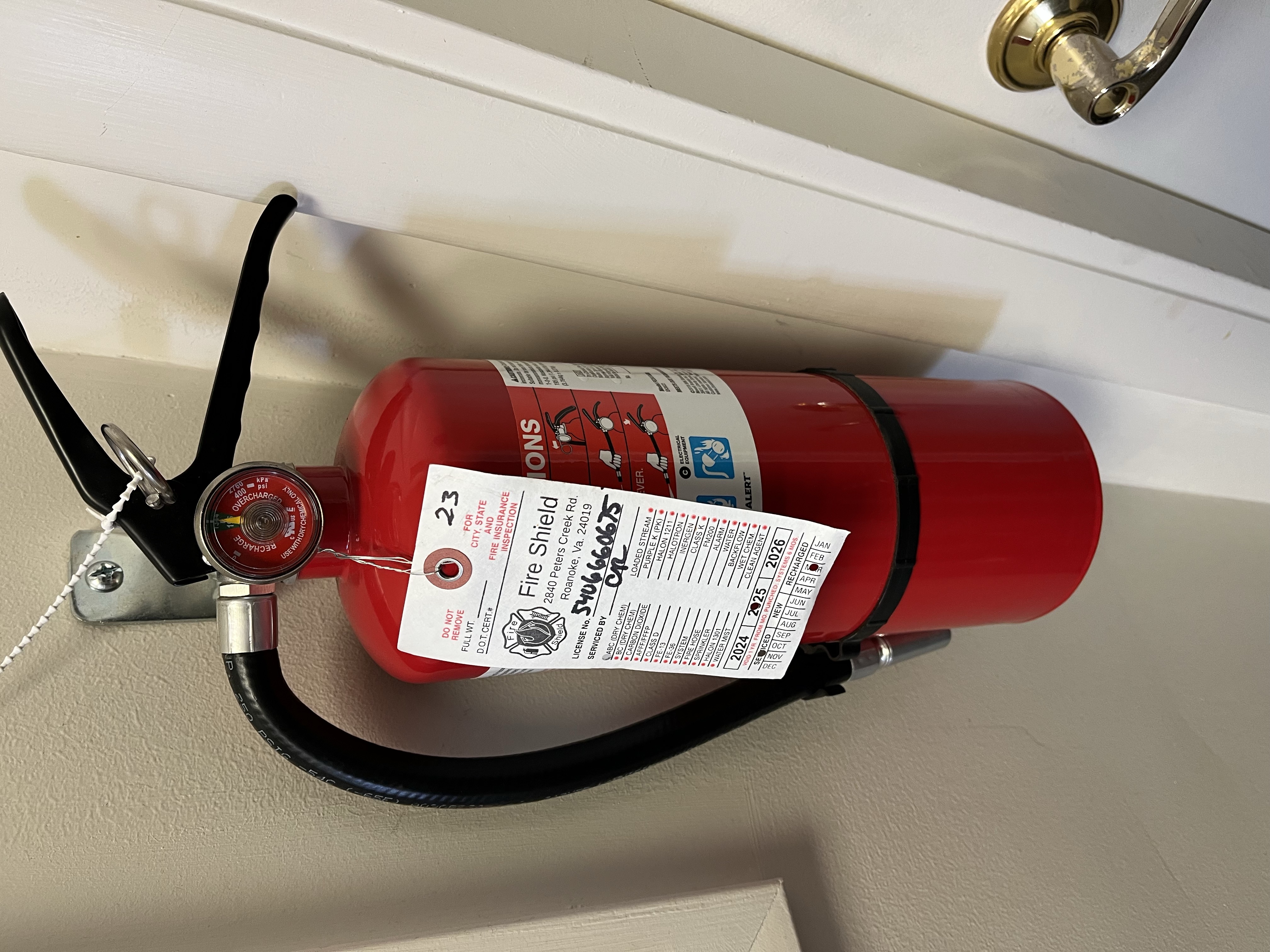 Fire Extinguisher Inspection
