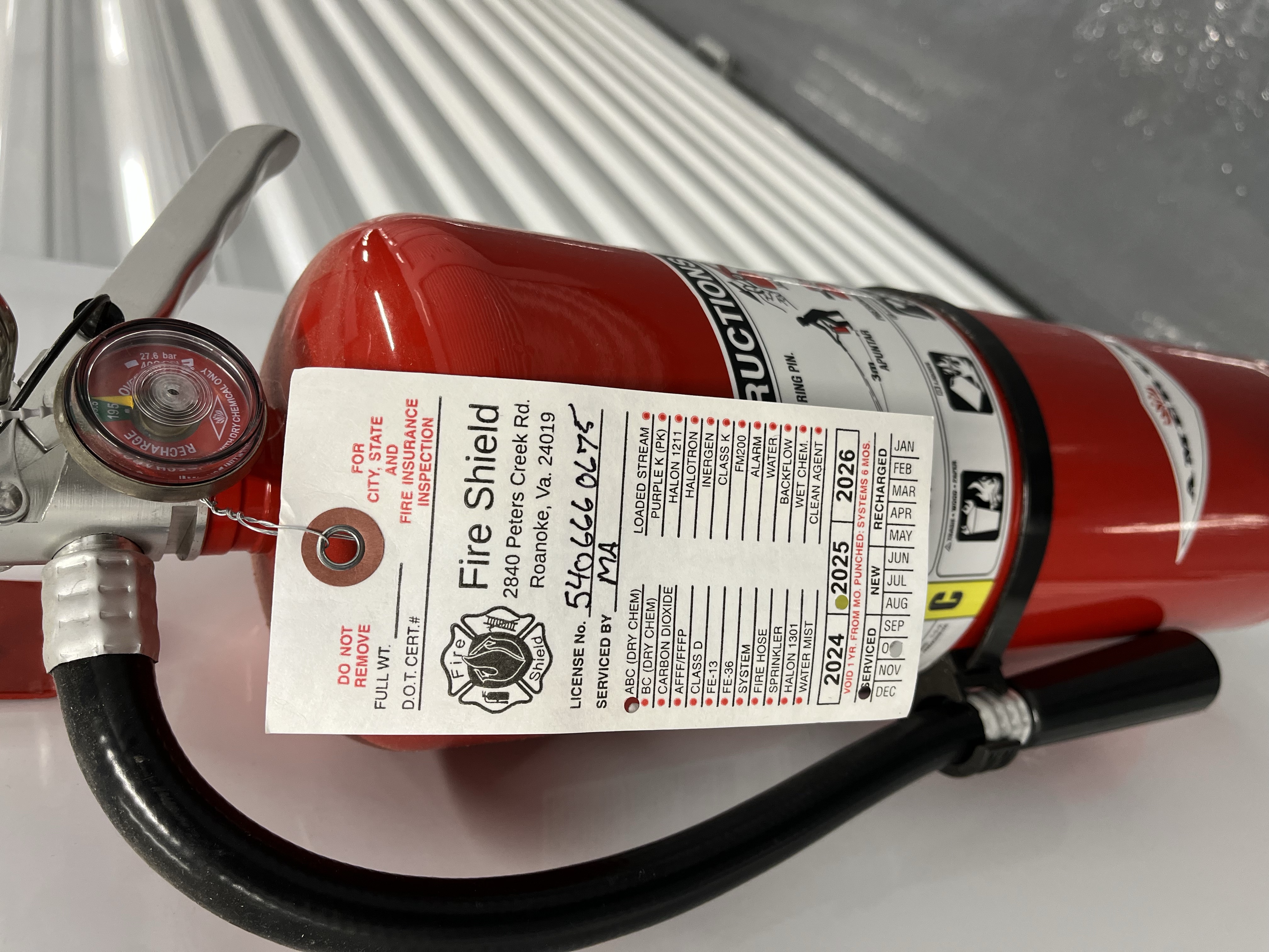 Fire Extinguisher Inspection